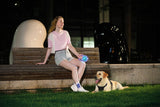 NEW LED Retractable Dog Lead With Flashlight Type-C Charge Retractable Dog Lead With Light Blue Color